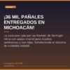 ¡36 Mil Pañales Entregados en Michoacán!