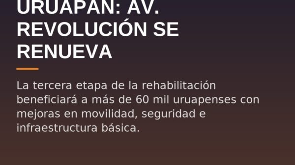 Uruapan: Av. Revolución se Renueva