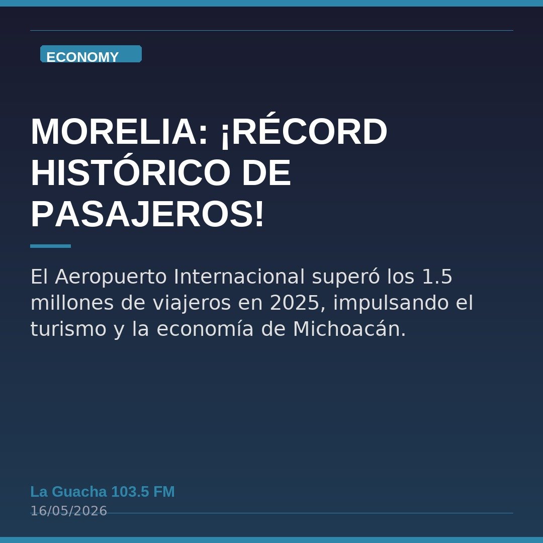 Morelia: ¡Récord Histórico de Pasajeros!