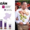 Retrato formal de Carlos Torres Piña frente a un fondo con los colores institucionales de Morena y la leyenda 'Coordinación Estatal Michoacán'