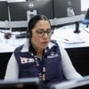 Logotipo de la Secretaría de Seguridad Pública de Michoacán junto a iconos de teléfono, escudo y advertencia contra extorsión