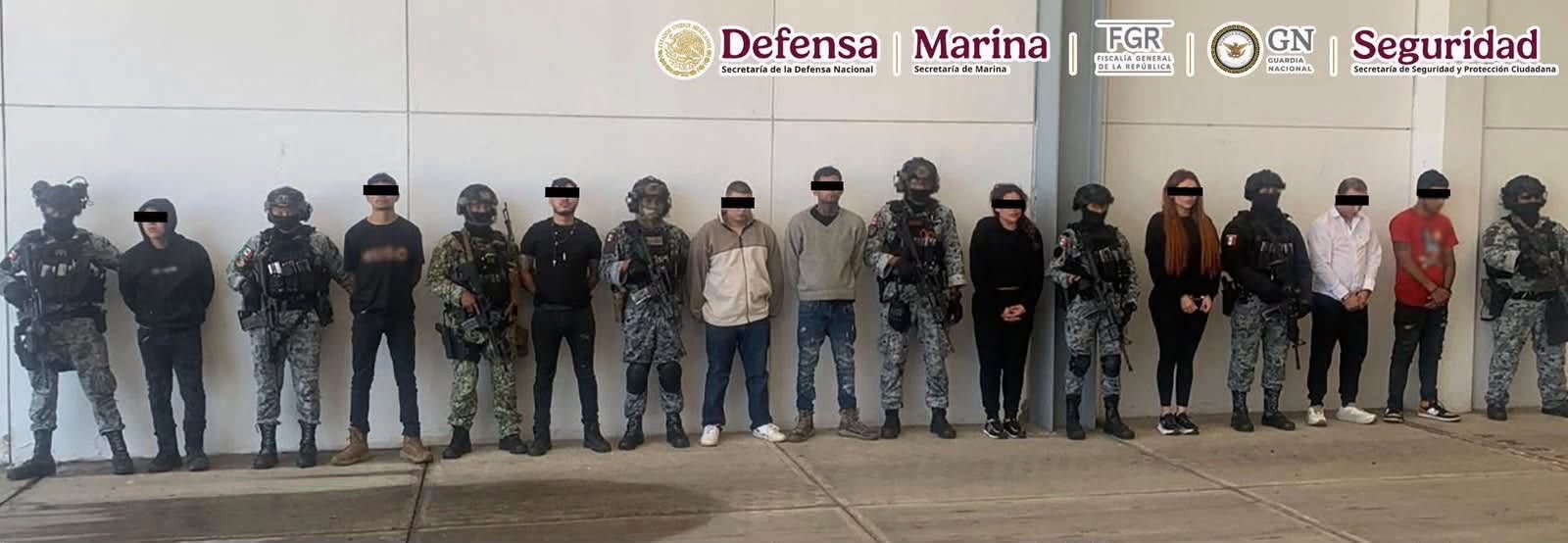 Fuerzas de seguridad realizando operativo conjunto en zonas rurales de Ecuandureo y Tanhuato, Michoacán, tras detención de célula delictiva