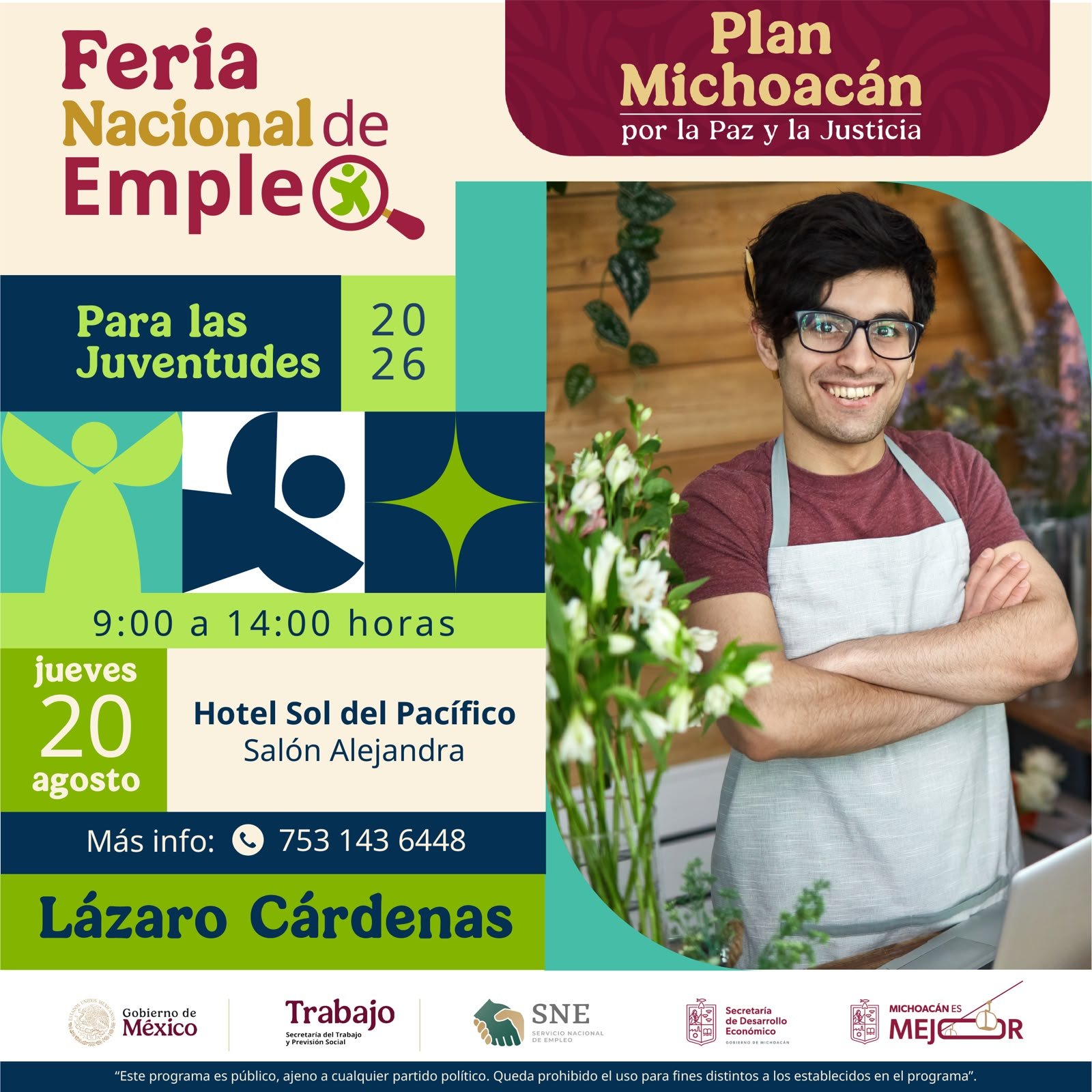 Anuncio de La Guacha solicitando difusión de ecards por municipio