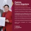Retrato formal de Patricia Flores Anguiano, nueva secretaria de Educación de Michoacán, en un entorno institucional