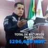 Logotipo de la Guardia Civil de Michoacán junto a elementos visuales de protección digital: escudo, teléfono con advertencia de llamada sospechosa y monedero bloqueado
