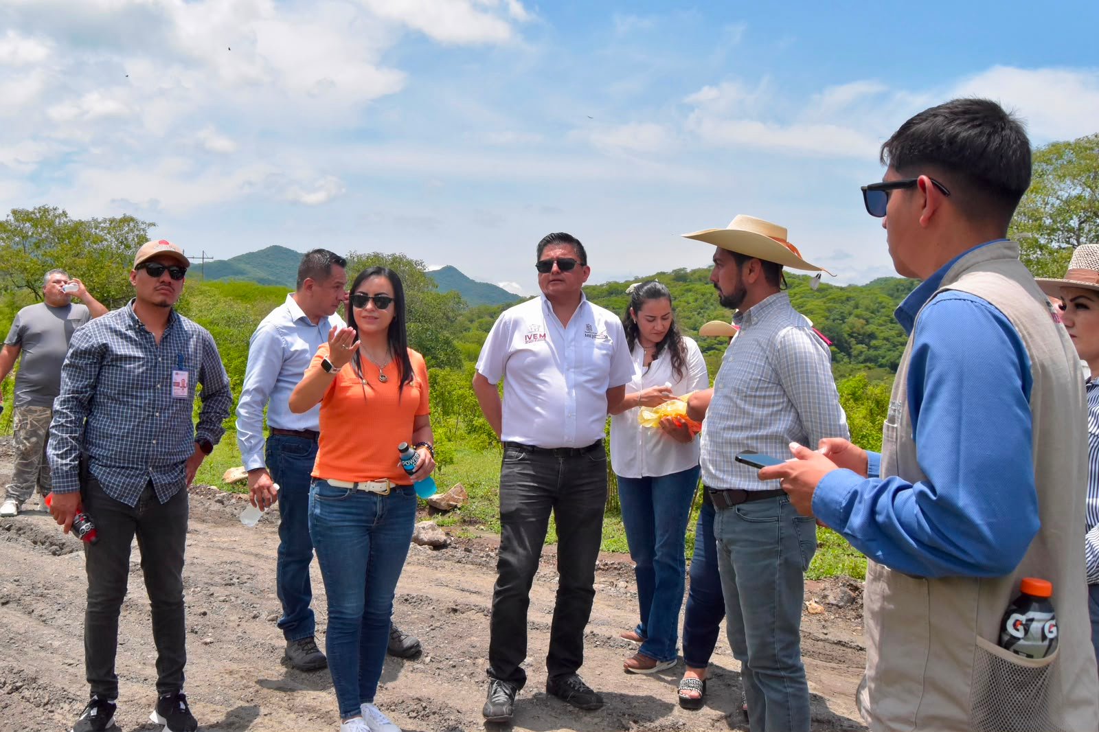 Predio en Carácuaro, Michoacán, donde se construirán más de 100 viviendas del Programa Vivienda para el Bienestar, junto al sitio de la futura Universidad Benito Juárez