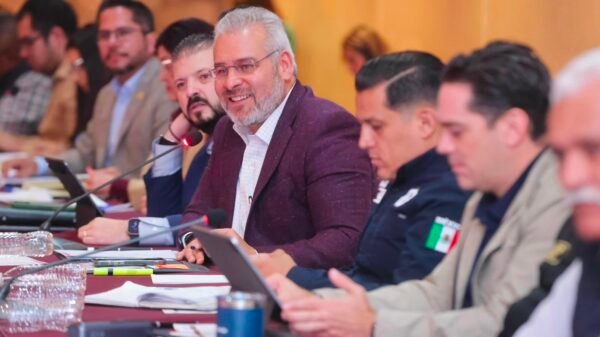Gobernador Alfredo Ramírez Bedolla en reunión oficial con representantes del Consejo Supremo Indígena de Michoacán