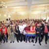 Carlos Torres Piña en diálogo con integrantes de colectivos LGBTTTIQ+ durante un foro en Morelia, Michoacán, el 23 de agosto de 2026