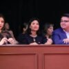 Ceremonia en Zitácuaro donde autoridades del Congreso de Michoacán entregan la Presea Suprema a representantes de comunidades mazahuas