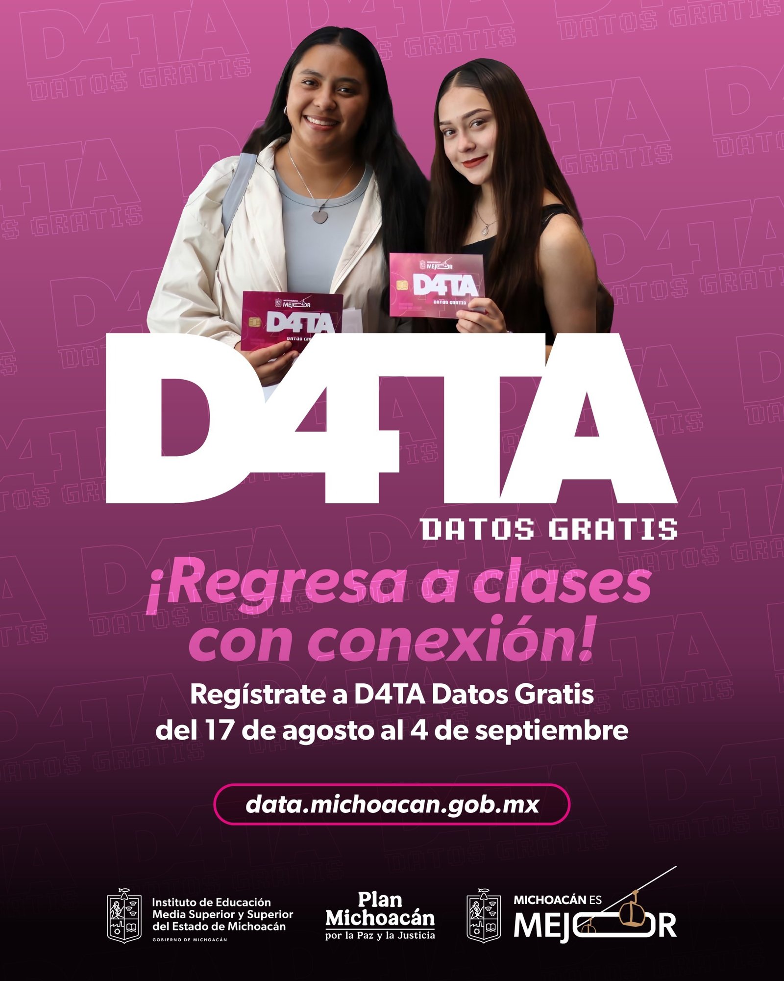 Anuncio de La Guacha solicitando compartir una ecard en redes sociales y portal