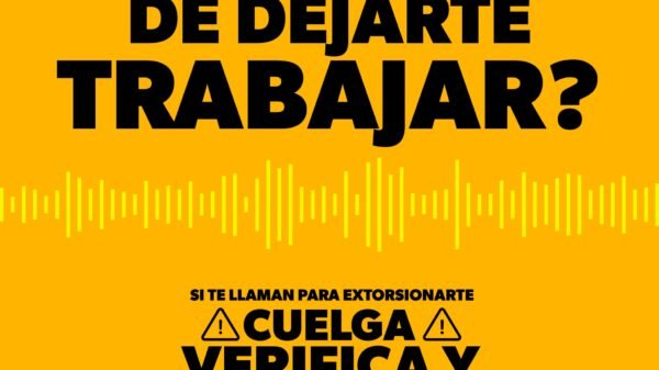 Ilustración simbólica de un teléfono con icono de alerta y escudo, representando denuncia anónima contra extorsión en Michoacán