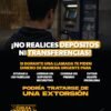 Ilustración gráfica de un teléfono móvil con icono de advertencia y los números 089, simbolizando la acción de colgar y marcar ante extorsión en Michoacán