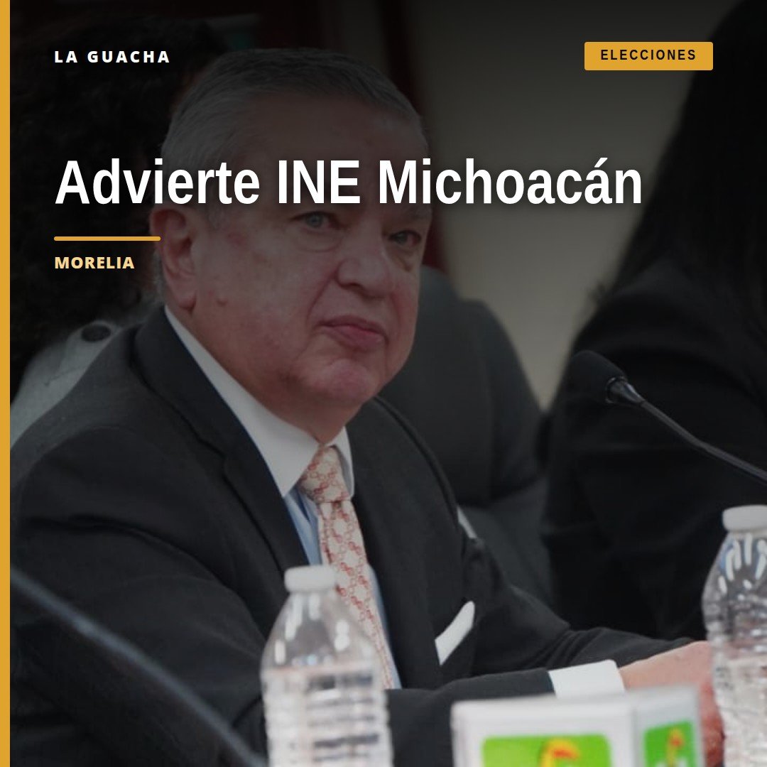 Consejero del INE en Michoacán, Manuel Plascencia Vázquez, hablando ante micrófonos durante la instalación del Consejo Local