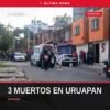 Escena acordonada tras agresión armada uruapan en tienda de abarrotes de la colonia Elías Pérez Ávalos, con presencia