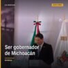 Alfonso Martínez Alcázar, presidente municipal de Morelia, hablando ante micrófono; imagen relacionada con ser gobernador