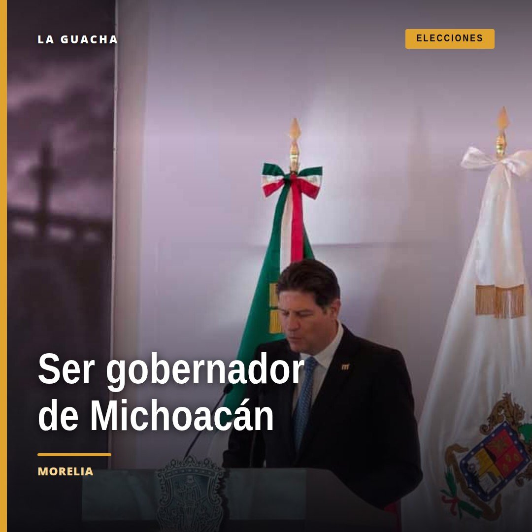 Alfonso Martínez Alcázar, presidente municipal de Morelia, hablando ante micrófono; imagen relacionada con ser gobernador