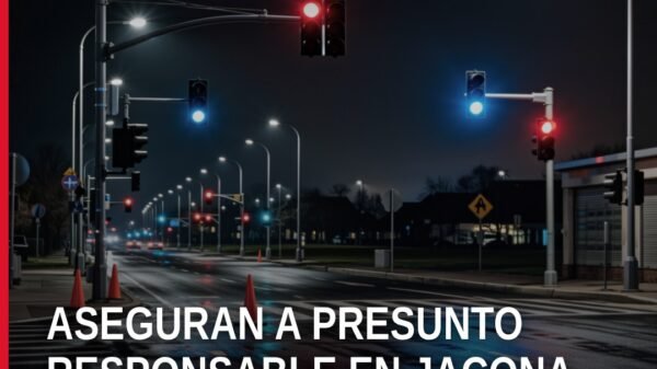 Imagen simbólica de una balanza de justicia y fondo con la silueta de Jacona, Michoacán, relacionada con el caso de