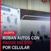 Imagen ilustrativa de un vehículo y una transacción bancaria falsa, simbolizando el robo de vehículo michoacán