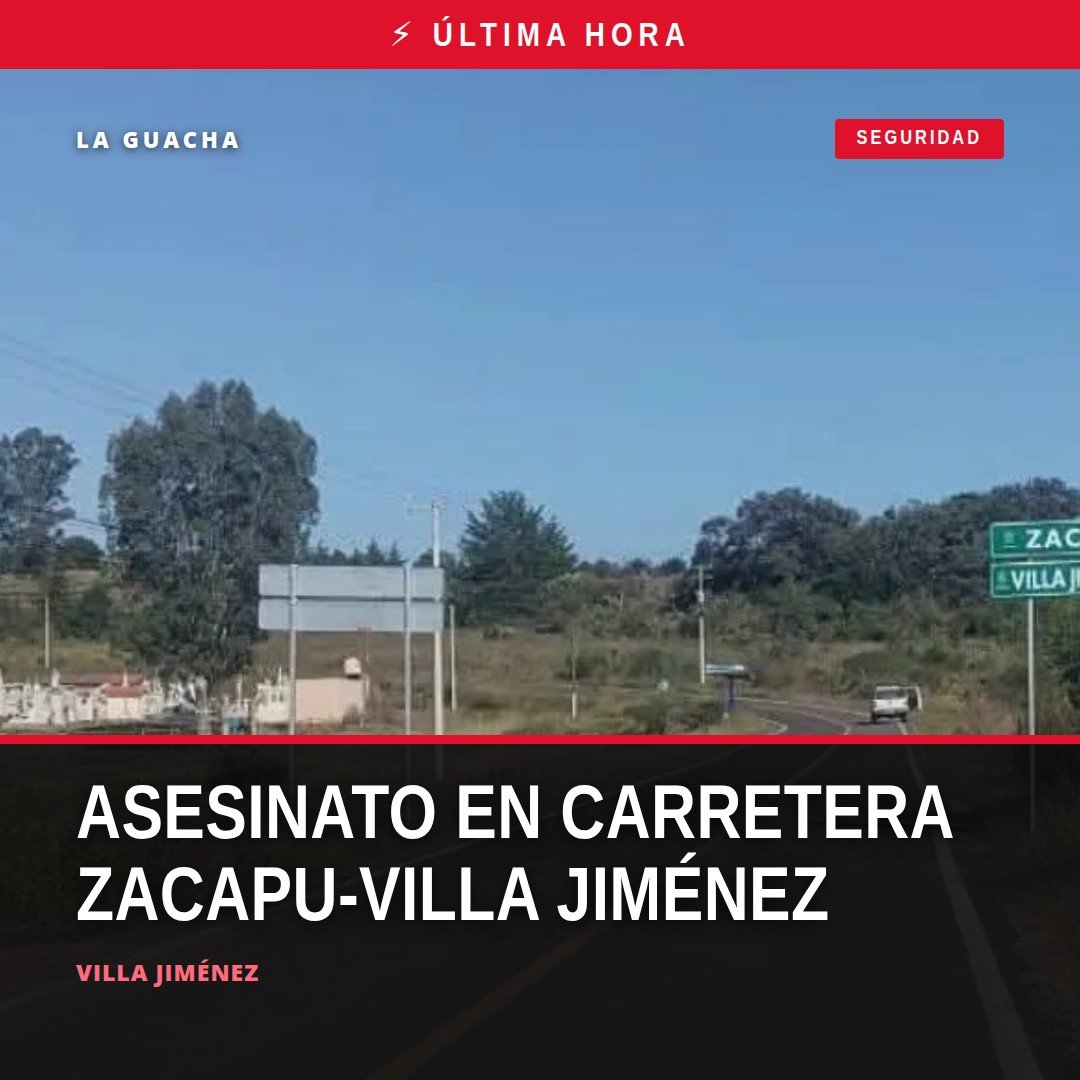 Escena de seguridad pública en carretera Zacapu-Villa Jiménez, con acordonamiento y personal de la Fiscalía Michoacán tras