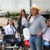 Autoridades de la Fiscalía Michoacán cortan cinta inaugural del Módulo de Certificación Vehicular en Zitácuaro, con letrero visible y personal uniformado presente.