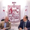 Gobernador Alfredo Ramírez Bedolla hablando frente a un escenario institucional con logo de la Secretaría de Seguridad Pública de Michoacán