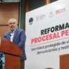 Gobernador Alfredo Ramírez Bedolla anunciando formalmente una iniciativa de reforma procesal penal federal ante autoridades