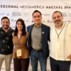 Fotografía del titular de Secma, Alejandro Méndez López, presentando el proyecto AIBU en el Foro Regional Mesoamérica en Mérida, Yucatán