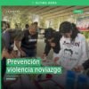Personal de la FGE Michoacán interactuando con jóvenes durante actividad de prevención violencia noviazgo en la Preparatoria