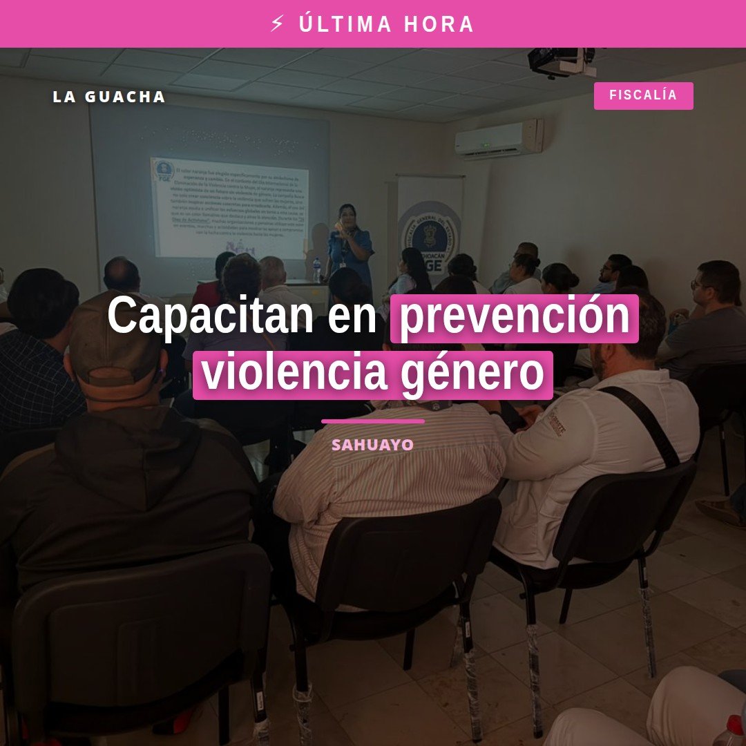Grupo de 62 trabajadores del ISSSTE participando en taller de prevención violencia género impartido por la Fiscalía General