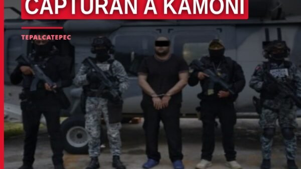 Imagen ilustrativa de operativo policial en zona rural de Tepalcatepec, Michoacán, relacionada con la captura de Kamoni