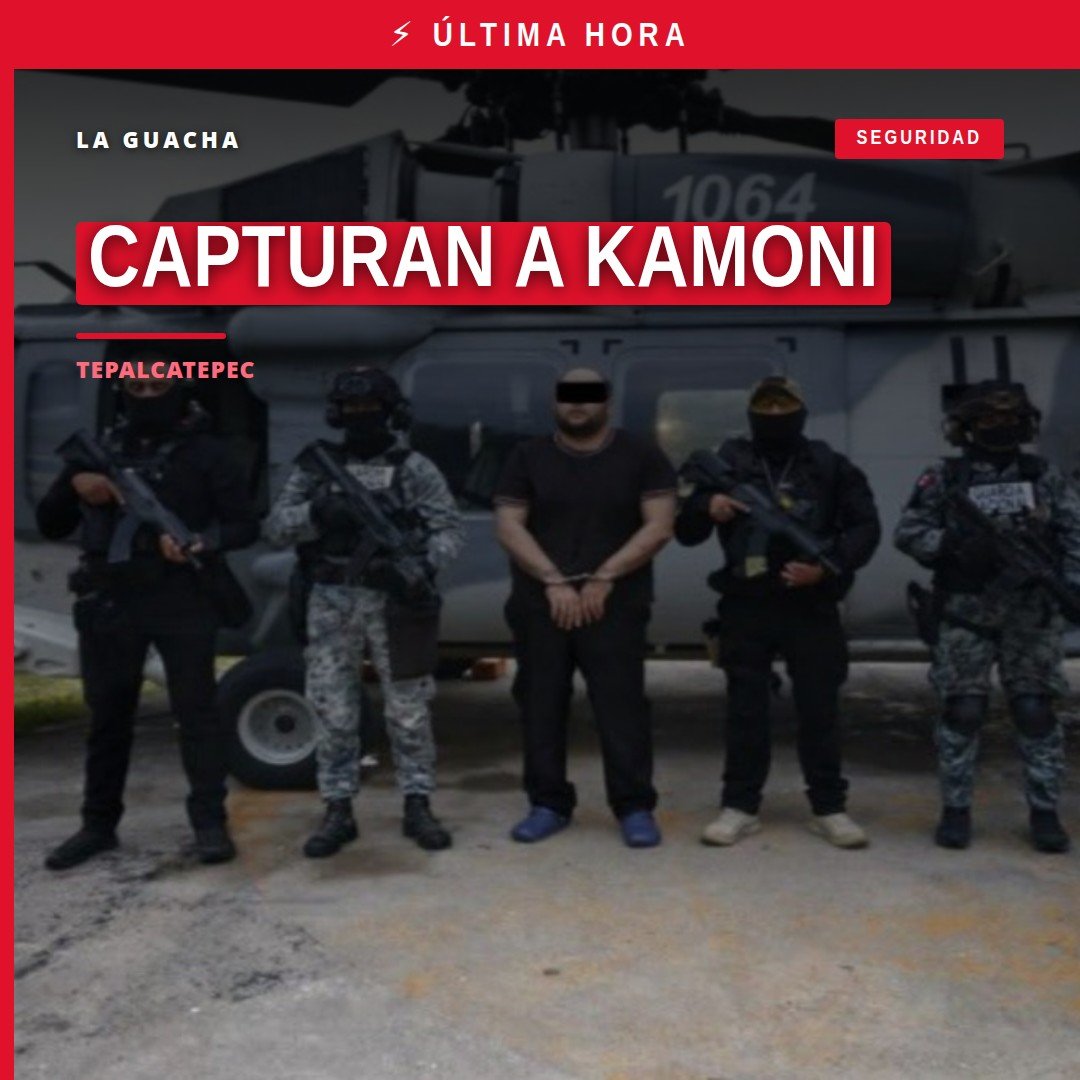 Imagen ilustrativa de operativo policial en zona rural de Tepalcatepec, Michoacán, relacionada con la captura de Kamoni
