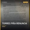 Carlos Torres Piña renuncia: retrato formal frente a la sede del Congreso del Estado en Morelia, Michoacán