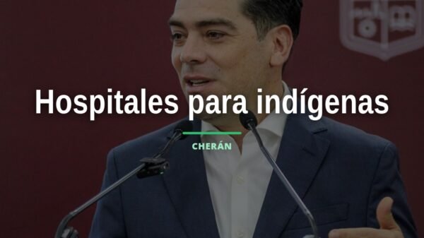 infraestructura hospitalaria indígenas: maquinaria y obra civil en construcción de hospital en comunidad indígena de