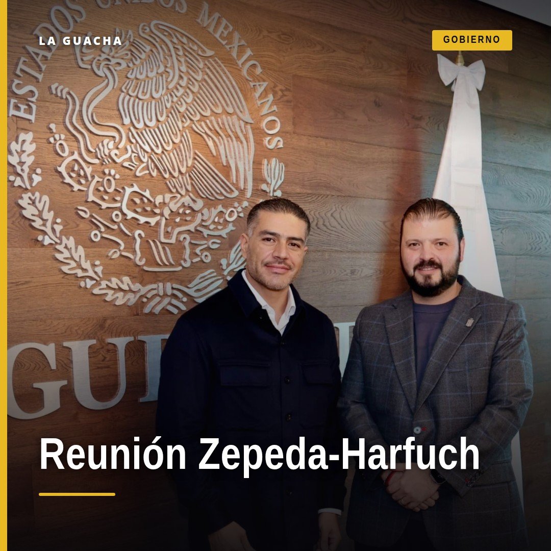 Fotografía oficial de Raúl Zepeda Villaseñor y Omar García Harfuch durante su reunión sobre coordinación seguridad michoacán