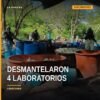 Desmantelamiento laboratorios clandestinos: equipo antimexicano inspeccionando instalaciones destruidas con reactores y