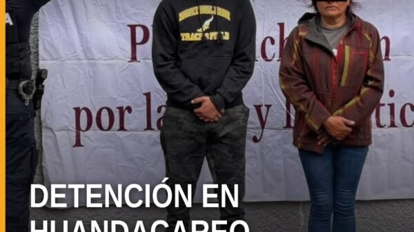 Detención extorsionadores Huandacareo: elementos de la SSP y FGE en operativo en colonia Bella Vista, Huandacareo