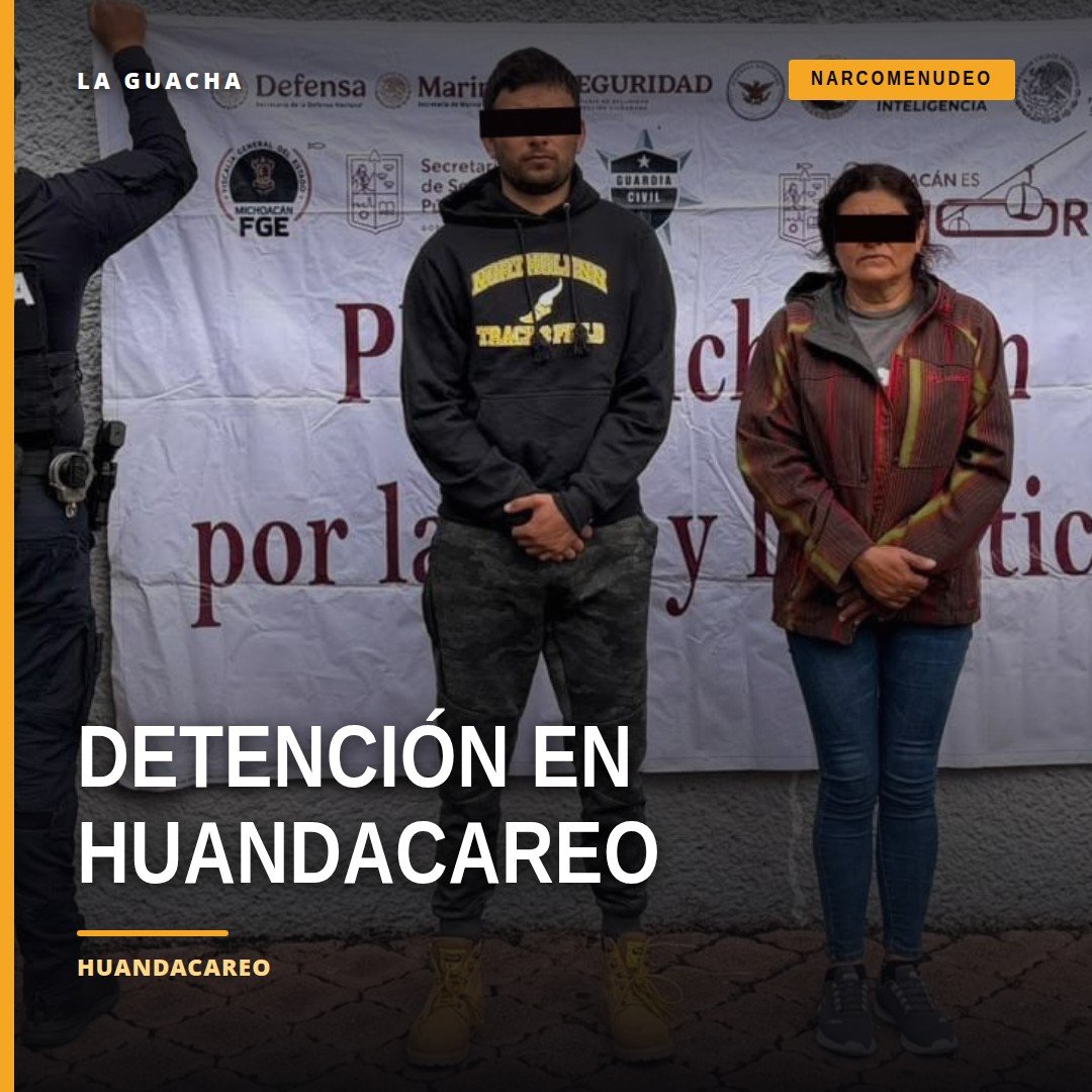 Detención extorsionadores Huandacareo: elementos de la SSP y FGE en operativo en colonia Bella Vista, Huandacareo