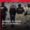 Imagen ilustrativa de un operativo policial en Morelia, Michoacán, tras la detención morelia señor de la t