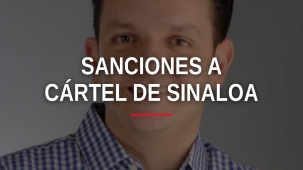 Ilustración simbólica de una balanza con bandera estadounidense y logo del Departamento del Tesoro, junto a nombres como