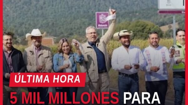 Obras públicas ejecutadas con faeispum en municipios de Michoacán, como rehabilitación de carreteras y mejora de