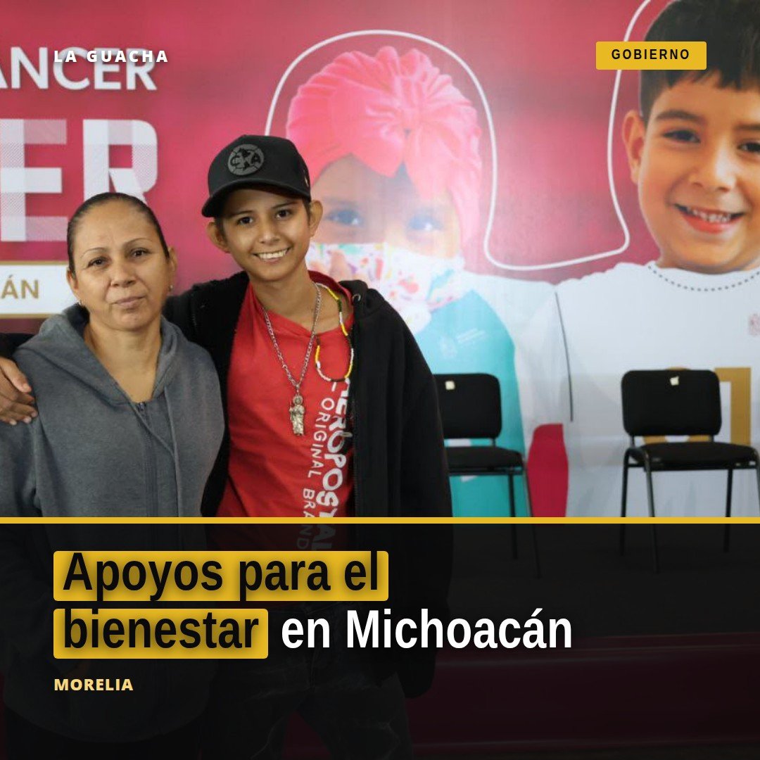 Imagen representativa de entrega de apoyos para el bienestar en Michoacán: personas mayores, mujeres y personas con