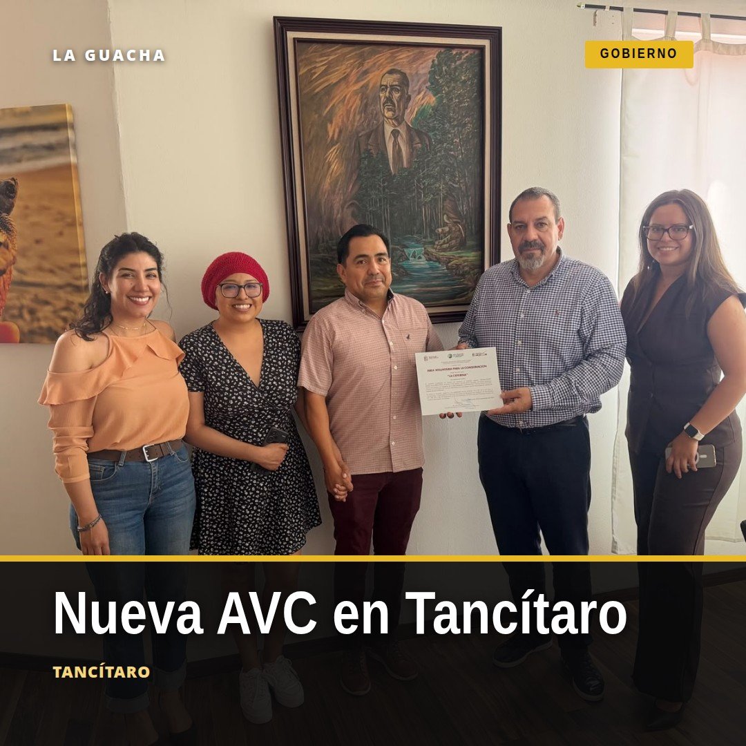 Certificado de área voluntaria conservación entregado a propietarios de 'La Ceferina' en Tancítaro, Michoacán