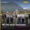 Fotografía representativa de una carretera recién rehabilitada en un municipio de Michoacán, con señalización y obra