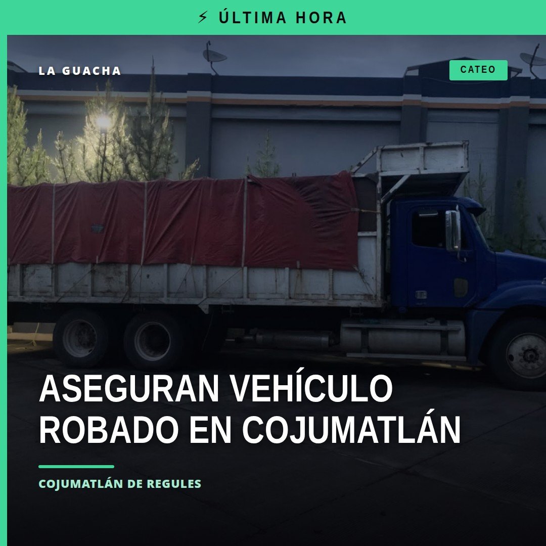 Fiscalía Michoacán aseguramiento de camioneta Chevrolet Cheyenne y placas de circulación en operativo en Palo Alto