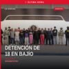 Imagen ilustrativa de operativo policial en Angamacutiro y Puruándiro tras fiscalía michoacán detención de 18 personas