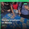 Fiscalía de michoacán prevención: personal de la FGE en módulo informativo y lúdico durante feria en Preparatoria José Ma.