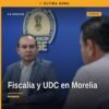 Fiscalía Michoacán regularización vehículos: Israel Vega Rodríguez y representantes de la UDC en reunión de trabajo en