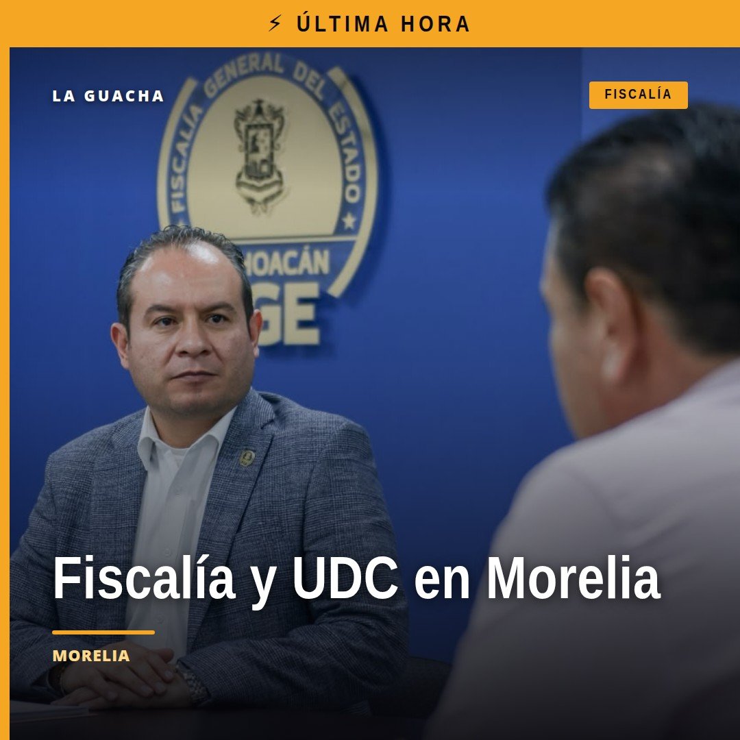 Fiscalía Michoacán regularización vehículos: Israel Vega Rodríguez y representantes de la UDC en reunión de trabajo en