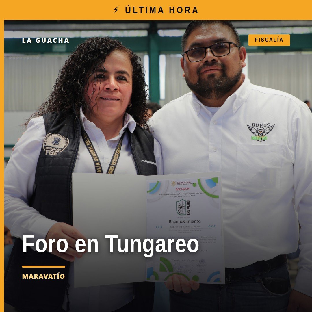 Foro de ciberseguridad con estudiantes y padres de familia del CBTa 181 en Tungareo, Maravatío, durante el evento