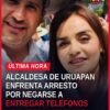 Foto institucional de Grecia Quiroz García, alcaldesa de Uruapan, relacionada con el caso de obstrucción de la justicia por